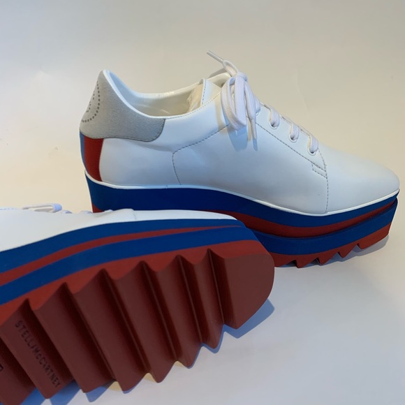 Stella McCartney Women's Elyse Platform Sneakers - Picture 7 of 9